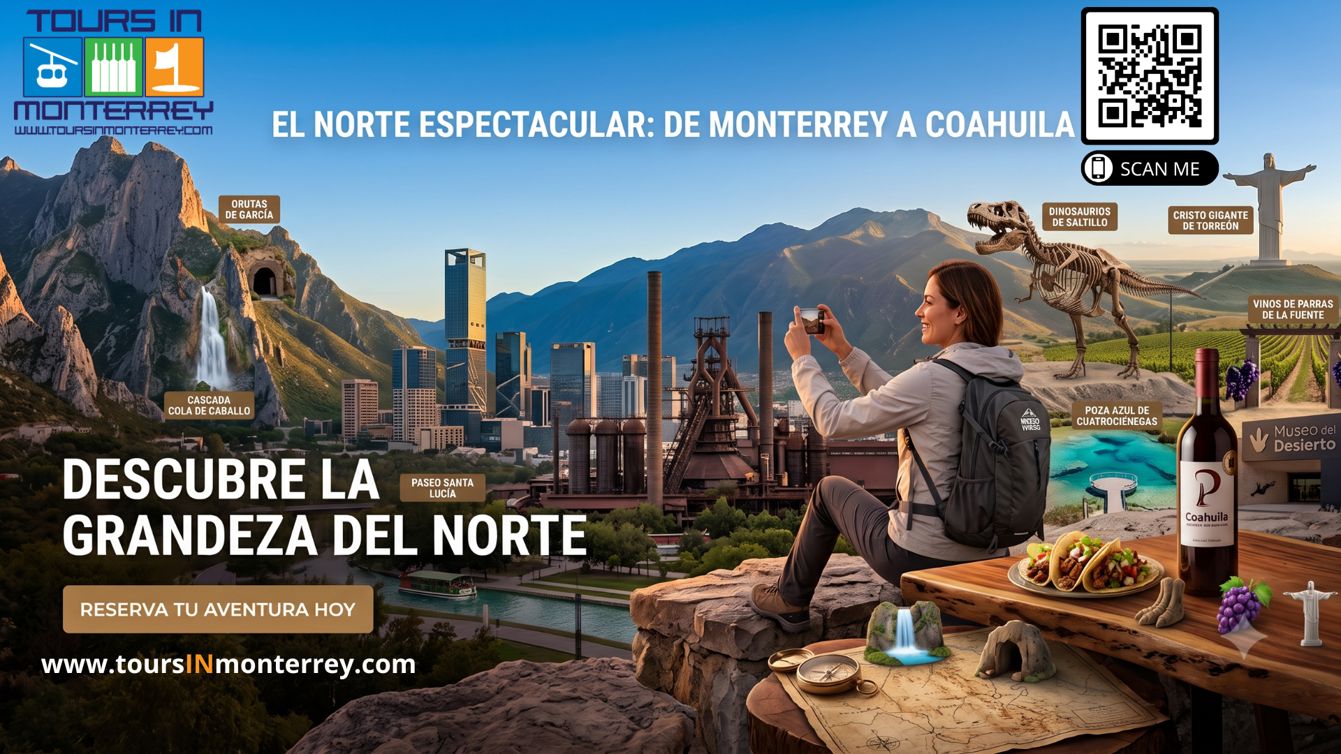 Tours in Monterrey — El Norte Espectacular: de Monterrey a Coahuila. Descubre la grandeza del norte.